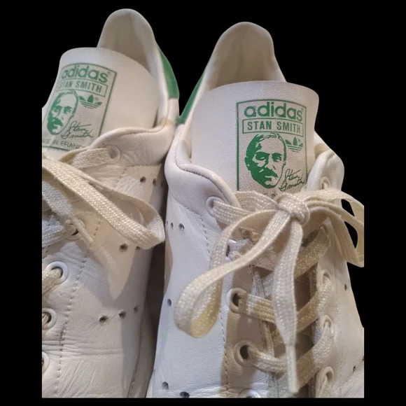 Stan Smith Original w Signature R Made In France Adidas Leather Tennis Shoes